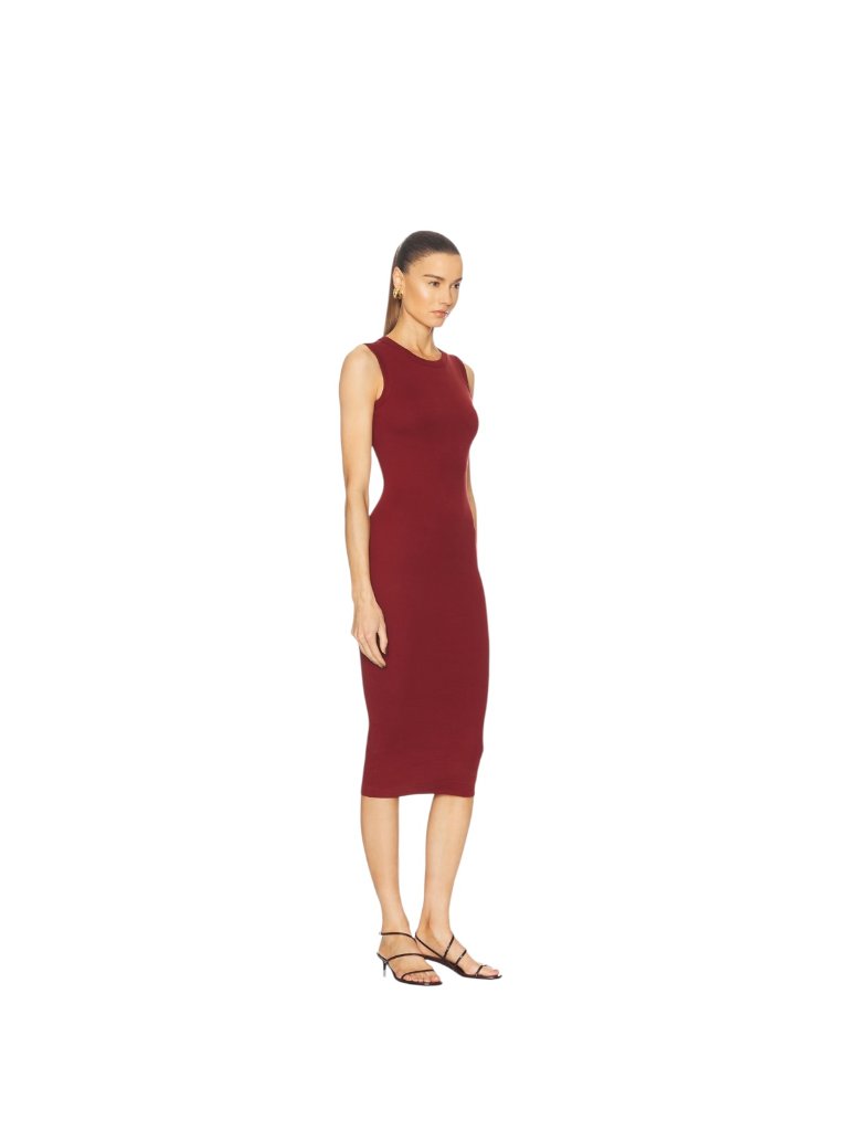 Flore Flore Esme Midi Dress Syrah Nwt — image 7 of 8